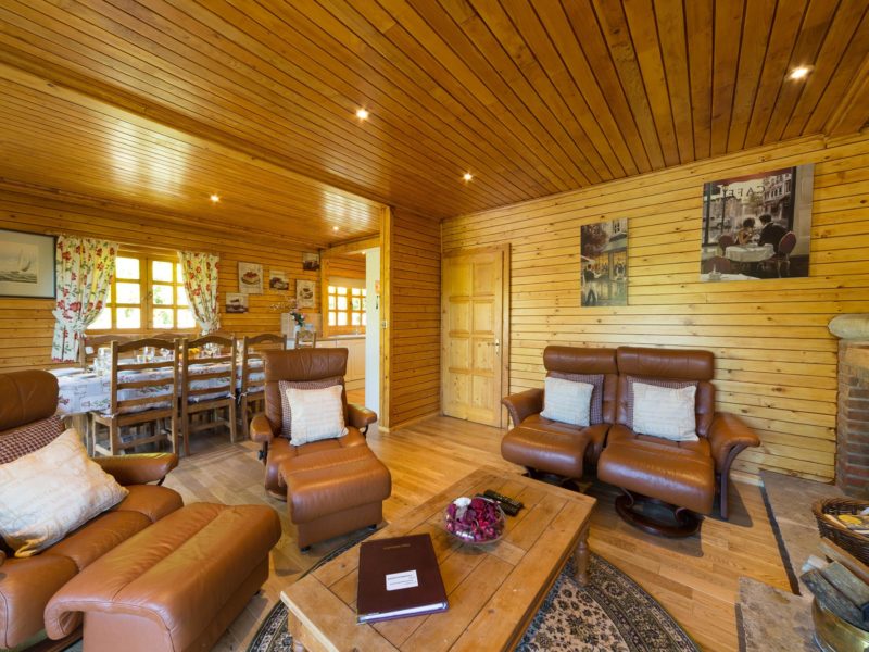 Ash Log Cabin lounge